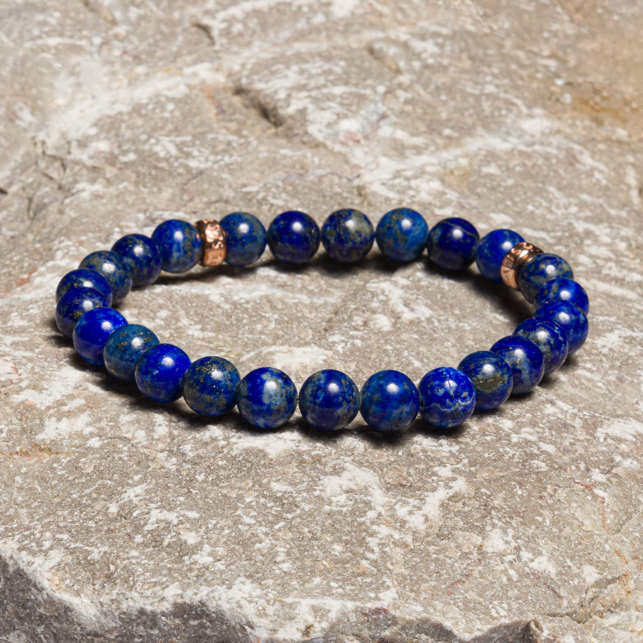 Bracelet Lapis Lazuli shiny 8 mm - Jewellery